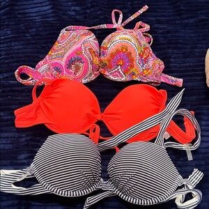 Colorful Bikini Top Set